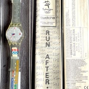 Vintage Swiss Swatch Watch. Sydney 2000 Olympic Games watch. Need new battery.